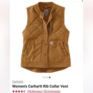 Women's Carhartt Rib Collar Vest